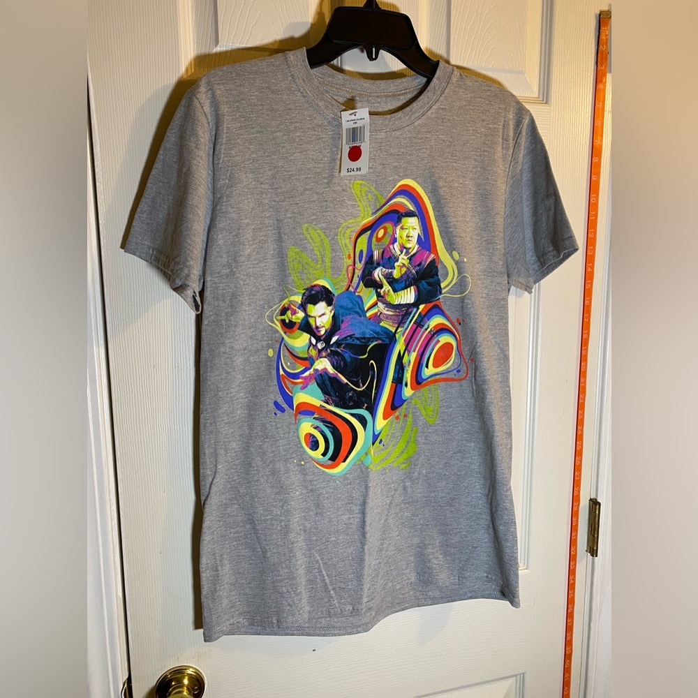 Doctor Strange Multiverse Madness Men’s Sz M Gray T-Shirt Graphic Tee NWT $24.99